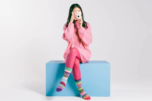 Dahlia Crew Socks image 1