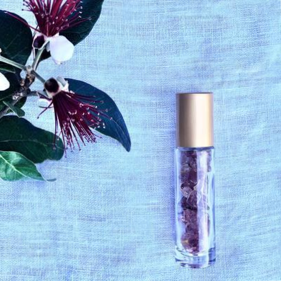 Strawberry Quartz - Essential Oil Crystal Roller 10mm Bottle Only image 1