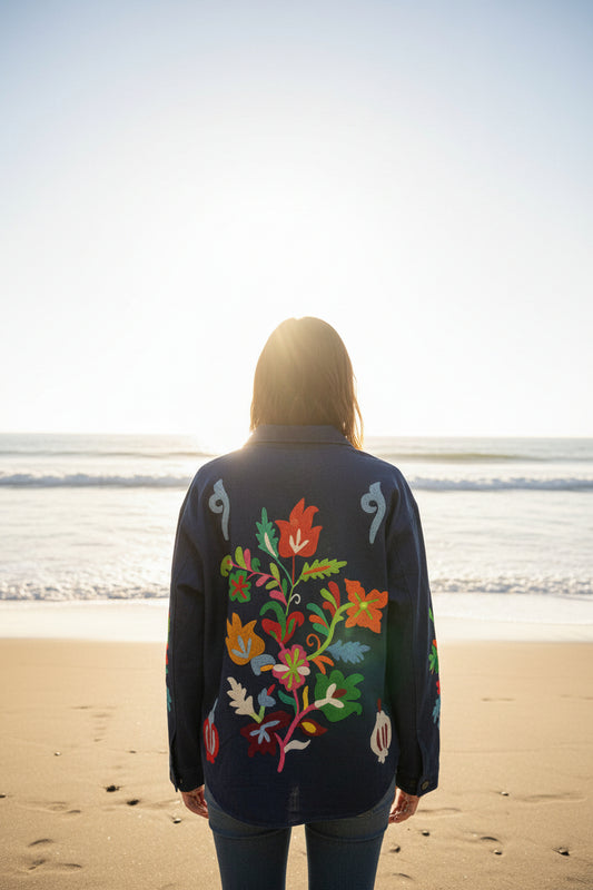 Embroided Denim