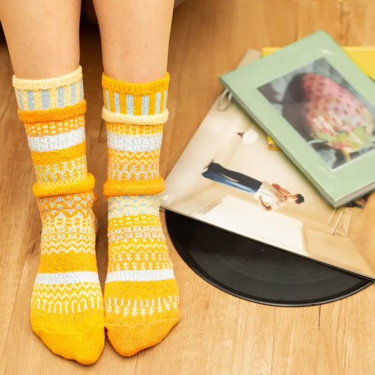 Clementine Socks / Recycled Cotton Eco-Friendly