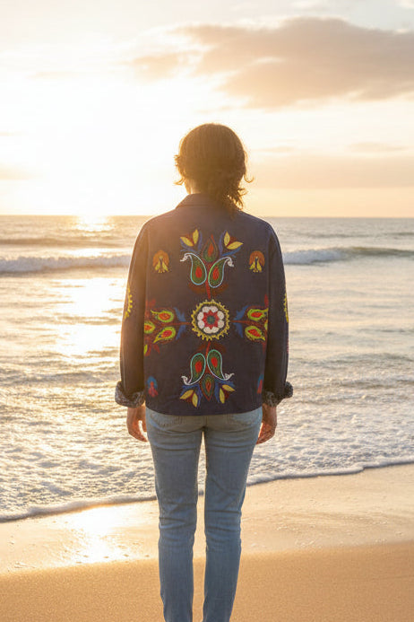 Embroided Denim