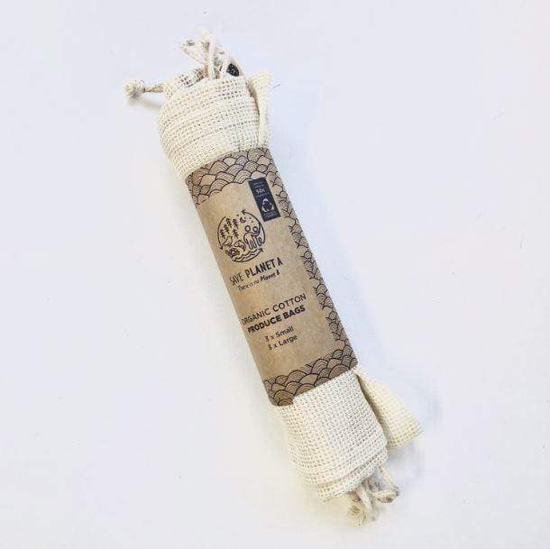 Cotton Produce Bags PK of 6 Save Planet A image 2