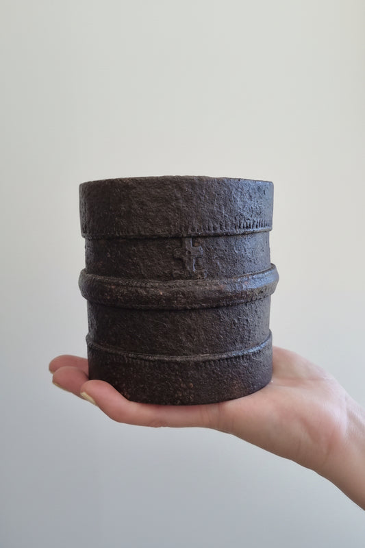 Vintage Indian Cast Iron Mini Pot