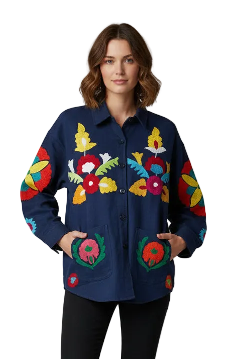 Embroidered Denim
