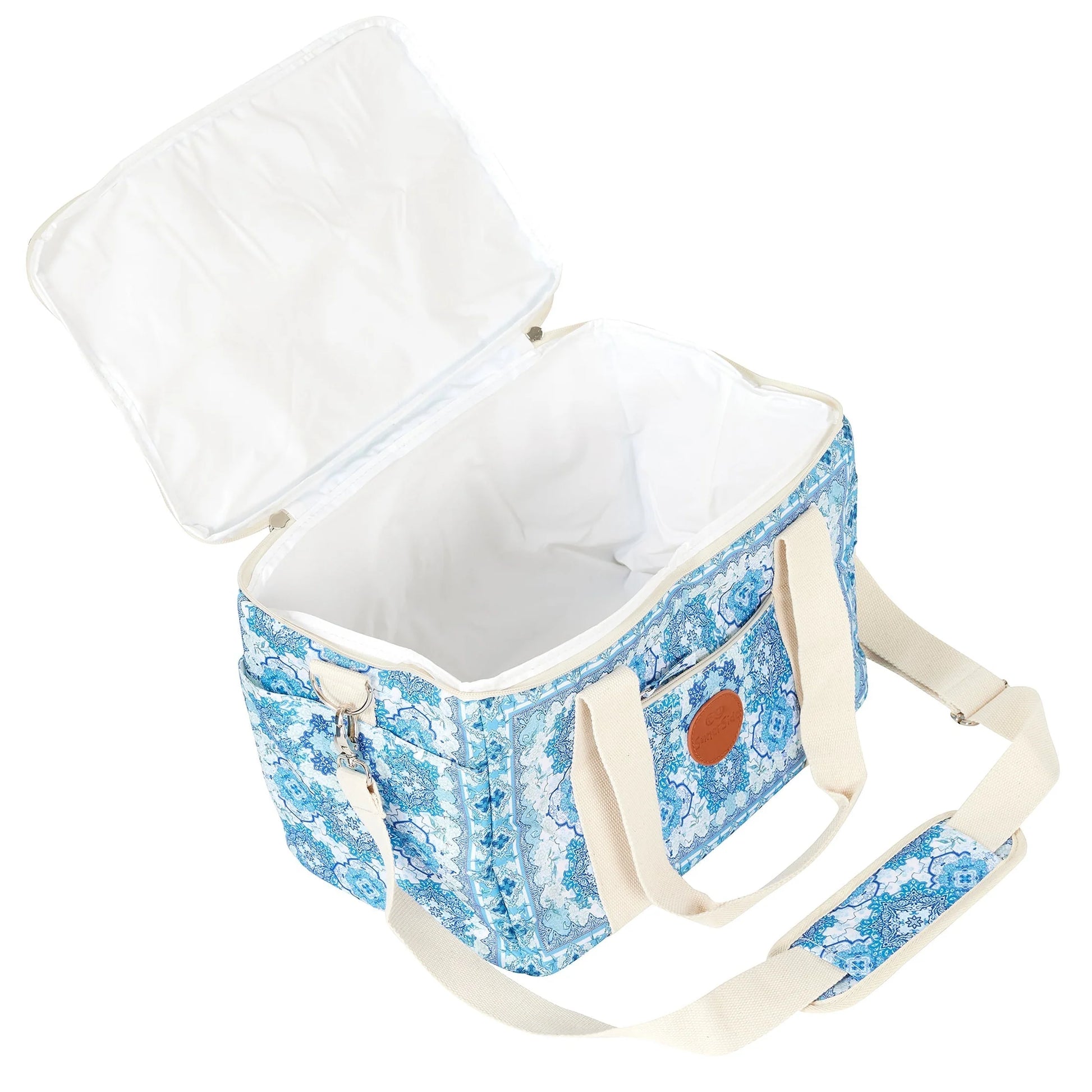 Moroccan Vintage Blue Cooler Bag image 2