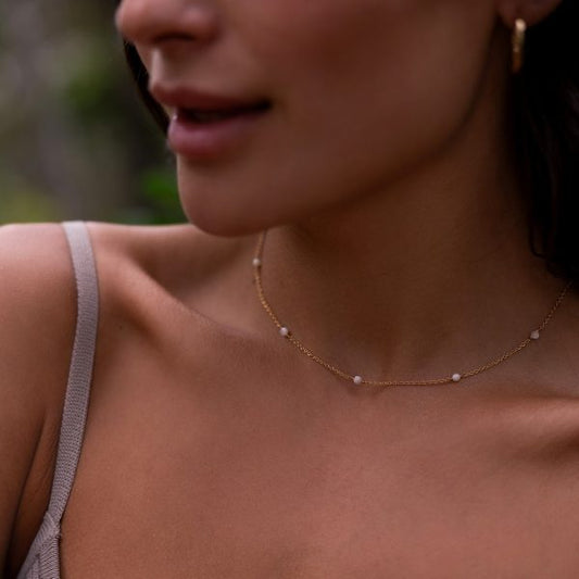 Elara Necklace in Gold image 1