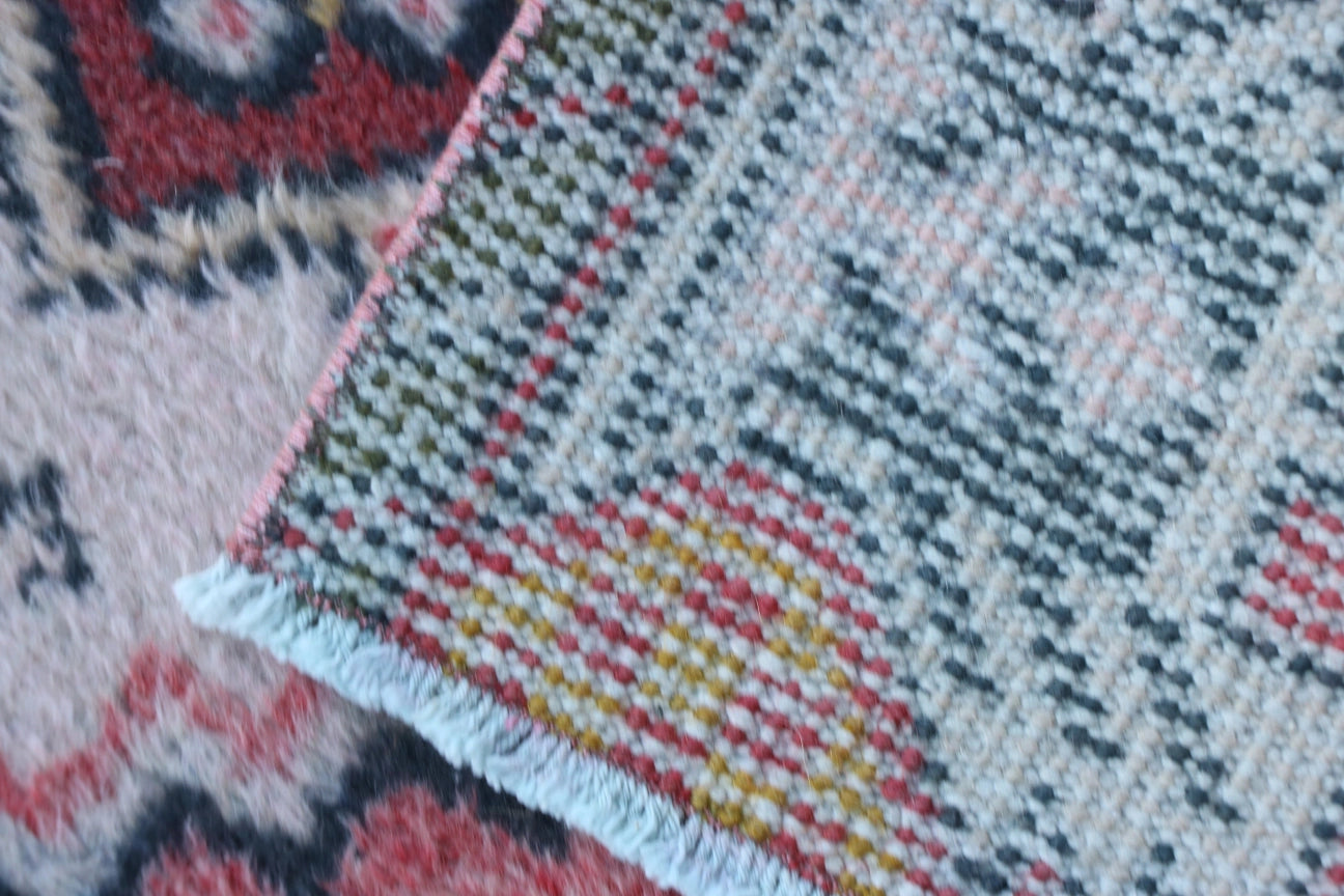 Vintage Turkish Oushak Rug/ Mat 48cm x 81cm image 3