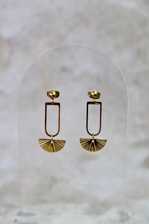 Mini Fan Earrings