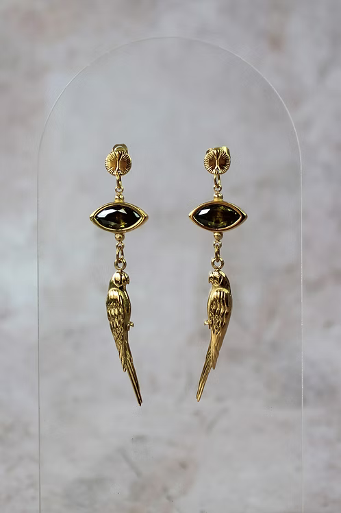 Deco Parrot Earrings