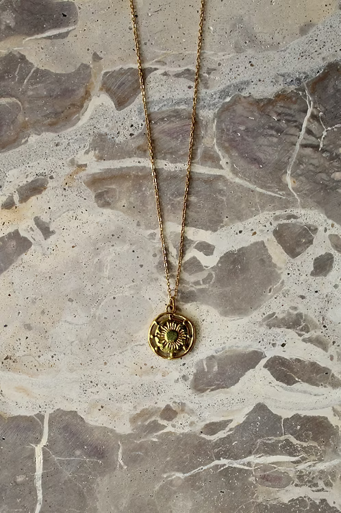 Sun Coin Necklace