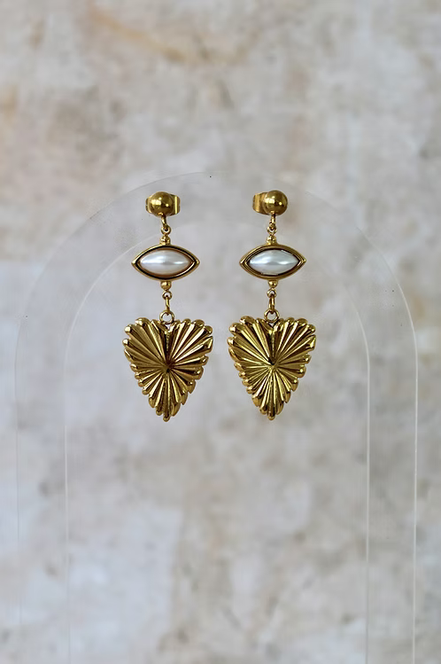 Estella Marquise pearl Earrings