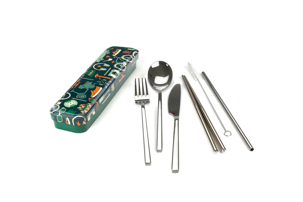 CARRY YOUR CUTLERY - RETRO MAN image 1
