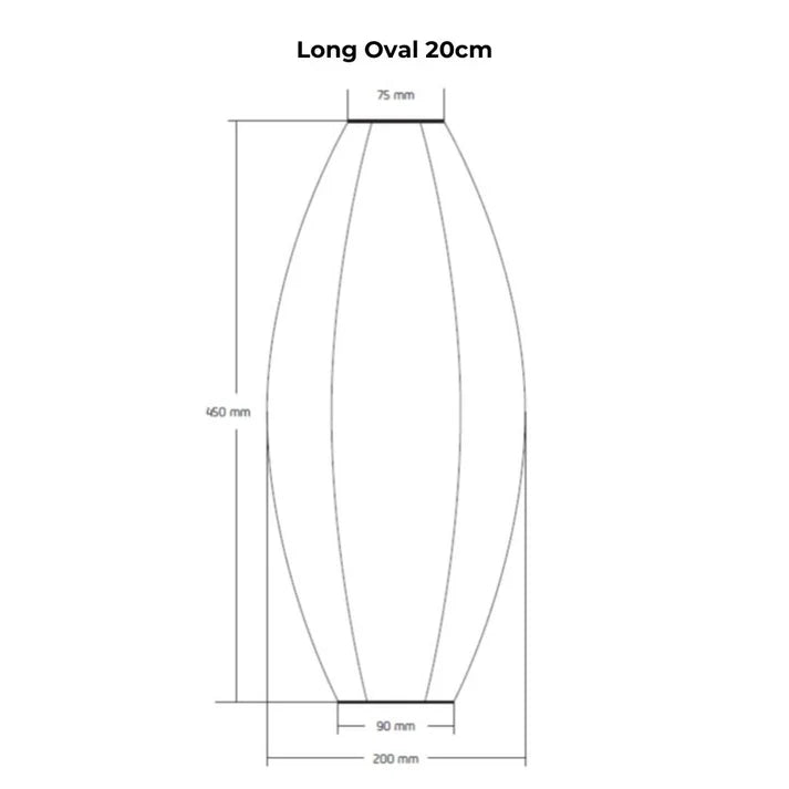 Long Oval 20 Solar Lantern- 3 Colours image 3