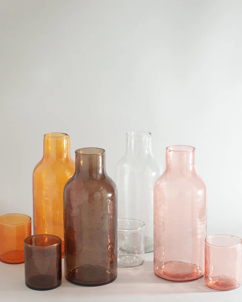Handblown Hammered Glass Carafe image 2