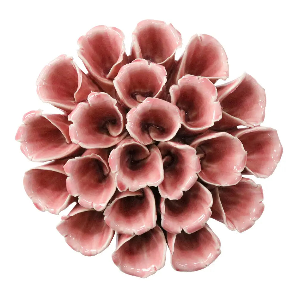 Ceramic Flower - Coral