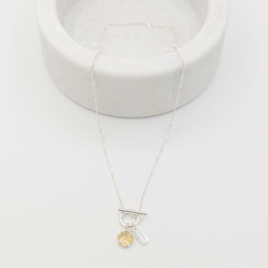 Aura - Circle of Light Pure Silver Necklace image 0