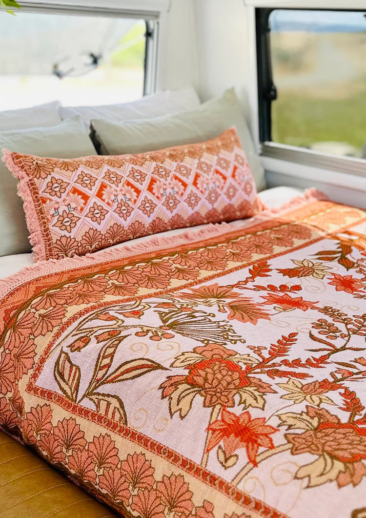 Emily Picnic Rug - Throw- Large with Pocket image 2