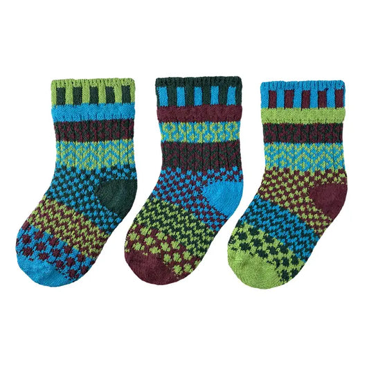 Kids June Bug Socks / Recycled Cotton Eco-Friendly