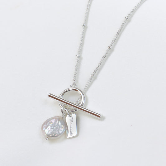 Balance Necklace in Silver image 0