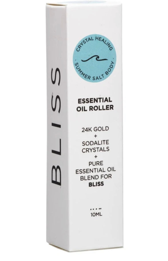 Bliss- Crystal infused essential oil roller 10ML image 3