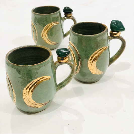 Green Aventurine Crystal Mug image 1