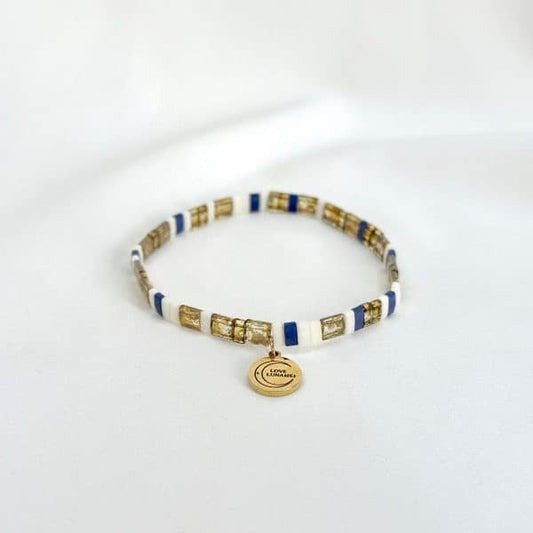 Love Bracelet - Natural Navy & Off White image 0