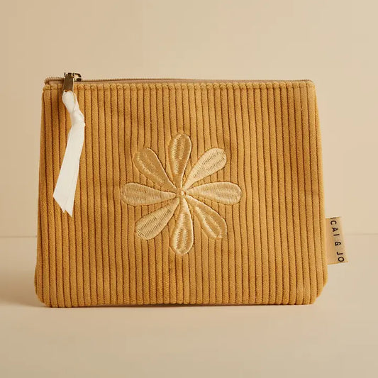 Corduroy Pouch in Marigold image 0