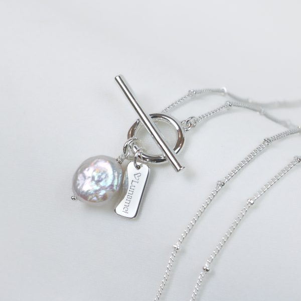 Balance Necklace in Silver image 2