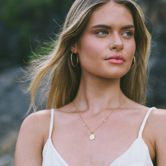 Ayla Necklace in Gold image 1