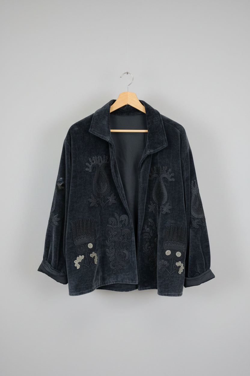 Velvet Jacket Anthracite