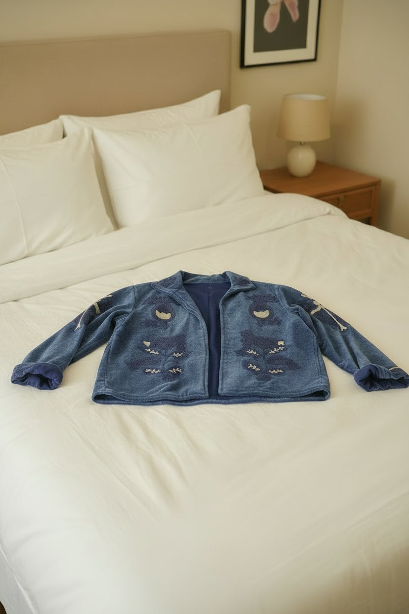 Velvet Jacket Royal Blue