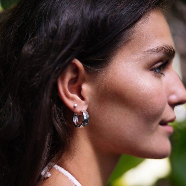Joy Hoops Sterling Silver Plated image 3