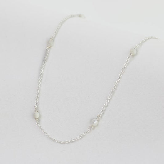 Elara Necklace in Silver image 0