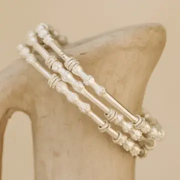 Kavani Bangle  - Silver Plated
