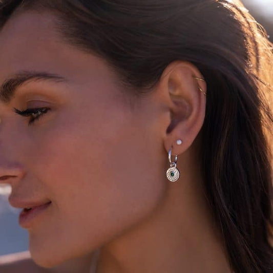 Amara Earrings in Silver image 1