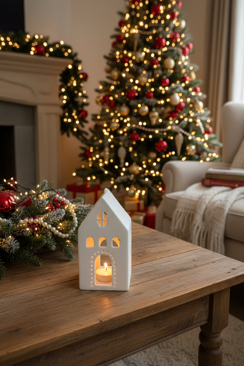 Ceramic Tea Light Houses