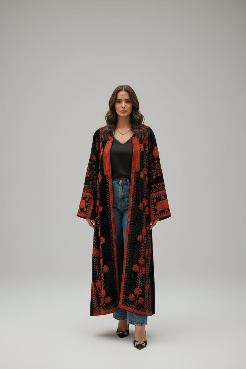 Crushed Velvet Coat