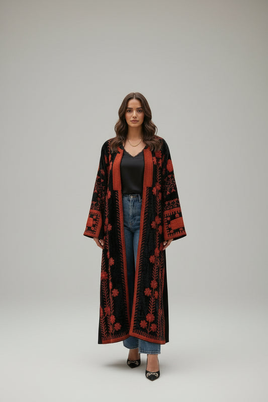 Crushed Velvet Coat