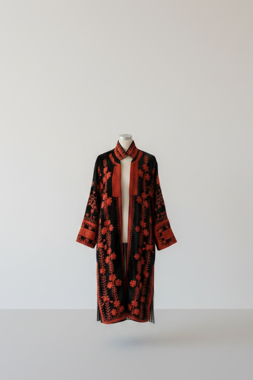 Crushed Velvet Coat