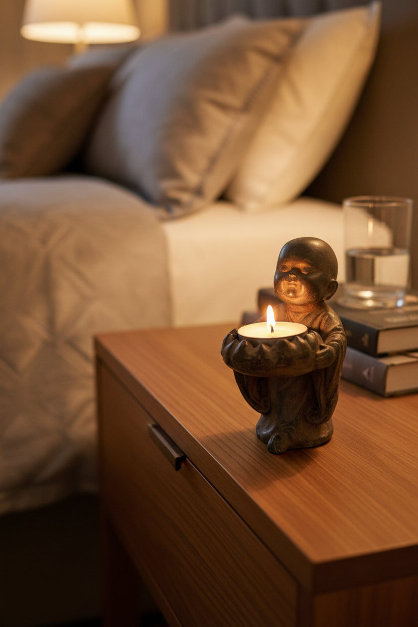Tea Light Holder - Monks