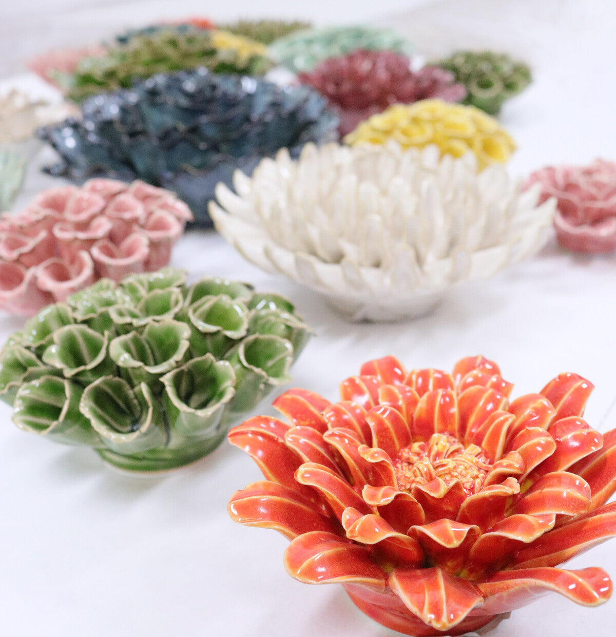 Ceramic Flower- Succulent