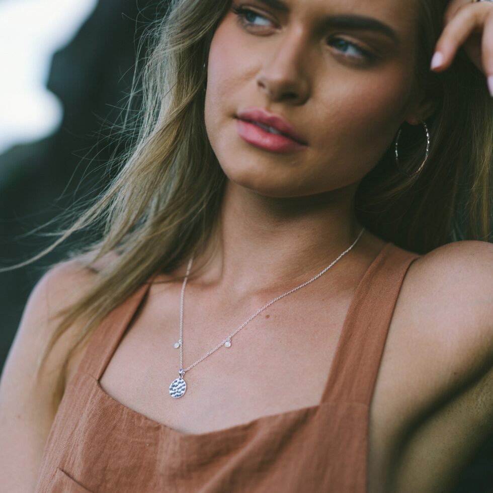 Ayla Necklace in Silver image 1