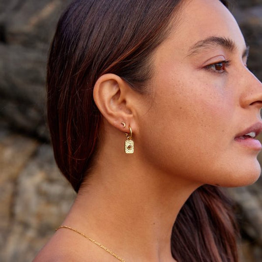 Courage Earrings in Gold image 1