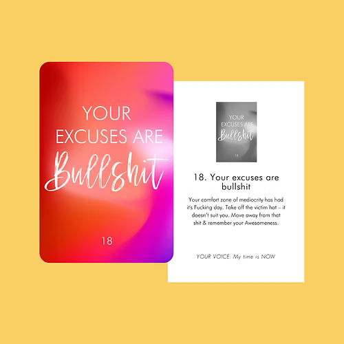 Get Fucking Motivated Oracle Cards image 2