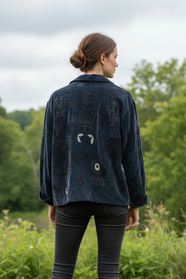 Velvet Jacket Anthracite