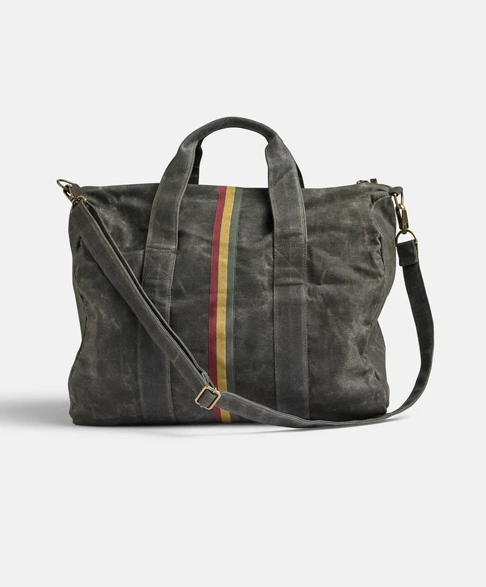 Escapee Overnight | Waxed Canvas | Black