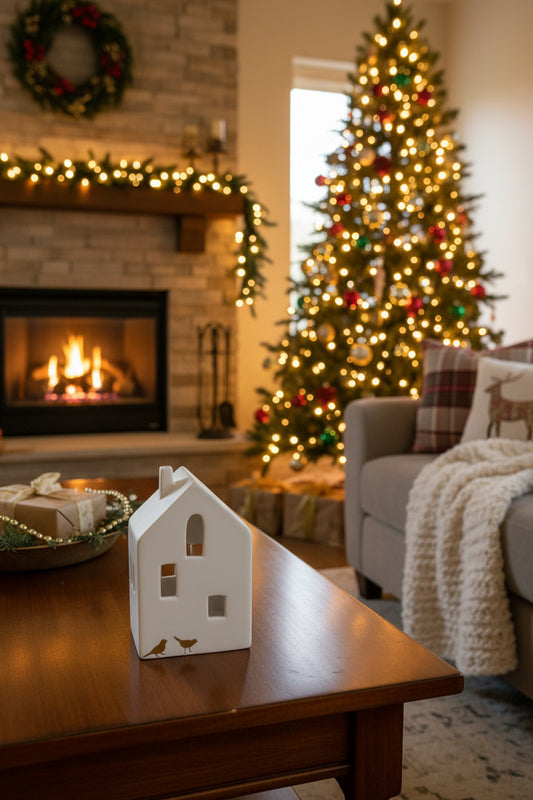 Ceramic Tea Light Houses