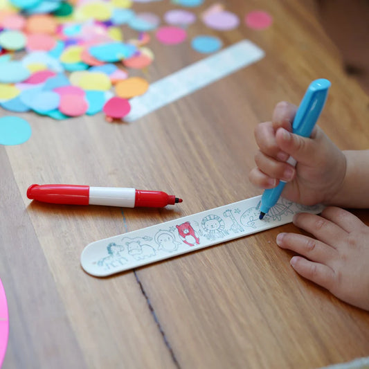 Into The Wild Sketch band - Reusable Colouring & Doodle Slap Bracelet