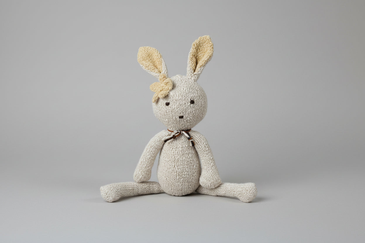 Rabbit knitted bear