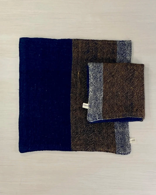 Face Washer Dark Indigo & Cinnamon